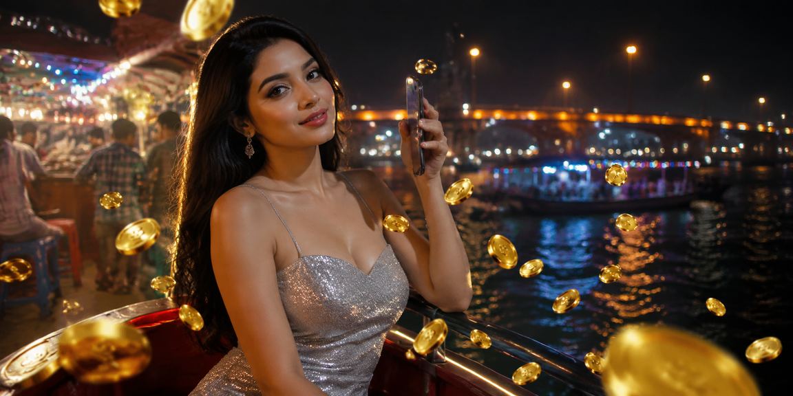 ময়মনসিংহের রাতের বাজারে মোবাইলে rbajee ক্যাসিনো ভাউচার রিডিম করছেন একজন ব্যবহারকারী