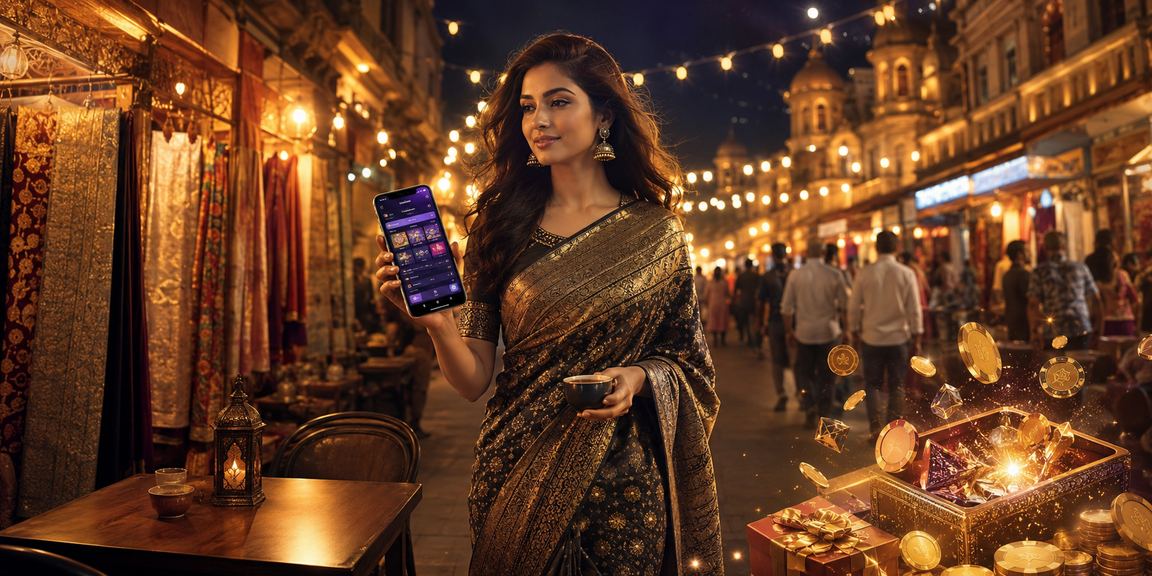 রাজশাহীতে রাতের বাজারে ডিপোজিট বোনাস অফার দেখছেন একজন খেলোয়াড়